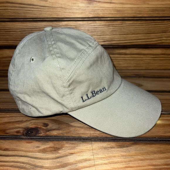 LL Bean LED Lighted Pathfinder Panel Hat Tan Khaki‎ Strapback Baseball Cap - Picture 1 of 13